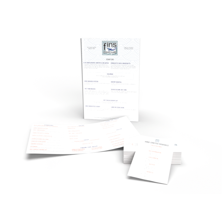 Portfolio - Fins Menus